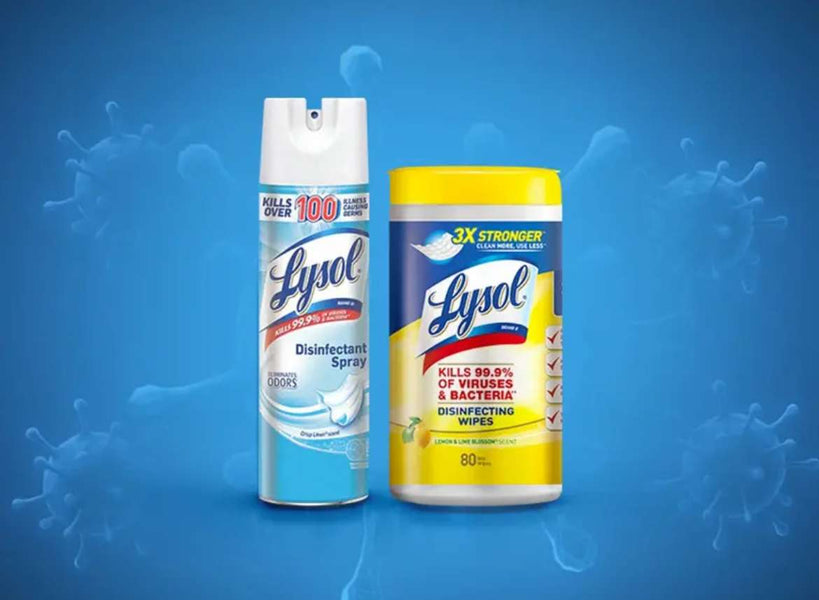 LYSOL SPRAY VS LYSOL WIPES