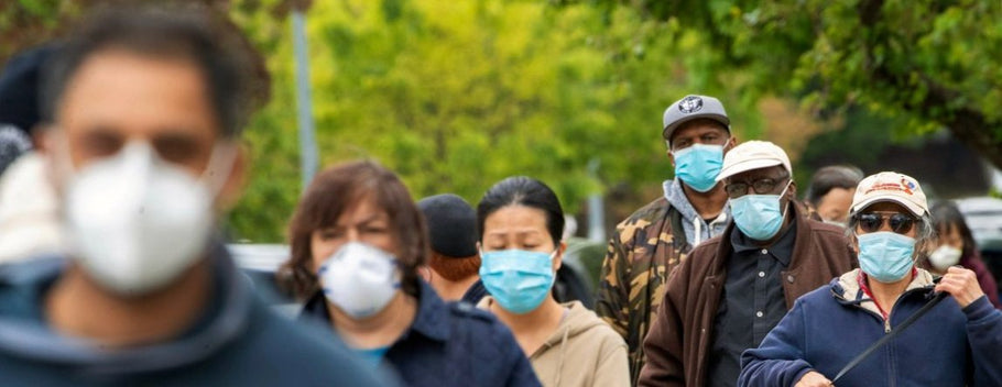 Wearing a Mask in High Traffic Public Areas