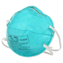 Load image into Gallery viewer, Image of a 3M 1860 N95 respirator mask, highlighting its secure fit and healthcare-grade protection
