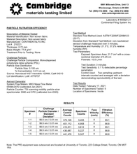 Load image into Gallery viewer, Spec sheet for ASTM Level 1 Surgical Mask made in Canada, PPE use in medical settings, available for purchase at PPE Online.
