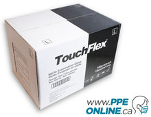 Load image into Gallery viewer, Case of Black TouchFlex Nitrile Exam Powder Free Gloves 5 Mil - PPE ONLINE
