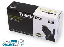 Load image into Gallery viewer, Box of EXTRA large 5mil Black Nitrile Gloves - Durable, high-quality protection.  Shop now at PPEOnline.ca
