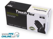 Load image into Gallery viewer, Box of medium 5mil Black Nitrile Gloves - Durable, high-quality protection.  Shop now at PPEOnline.ca
