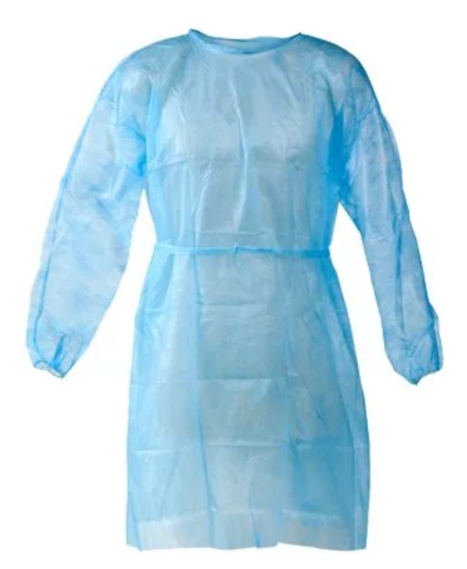 Isolation Gown (100 per box) - PPE ONLINE