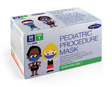 Load image into Gallery viewer, Pediatric (Kids) Disposable Face Masks (Made in Canada) (50 per box)(PFE &gt;=95%) - PPE ONLINE
