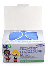 Load image into Gallery viewer, Pediatric (Kids) Disposable Face Masks (Made in Canada) (50 per box)(PFE &gt;=95%) - PPE ONLINE
