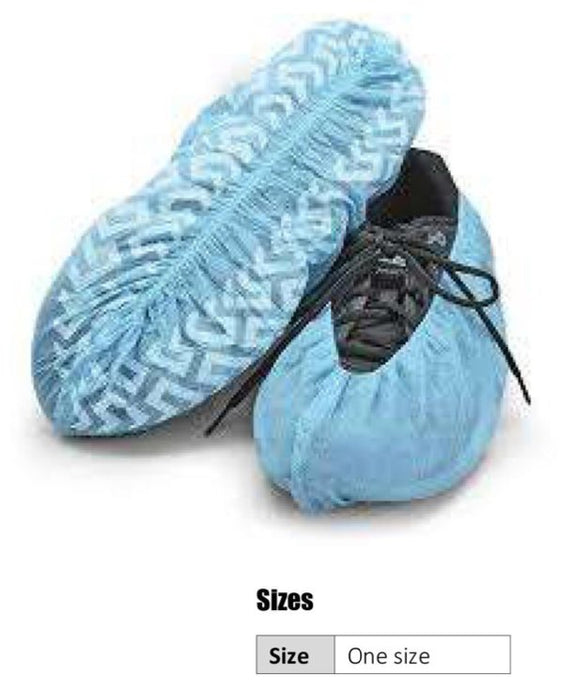 Polypropylene Shoe Covers with Non-Skid Tread (100 per bag) - PPE ONLINE