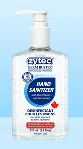 Zytec Germ Buster 70% Ethyl Alcohol, Hand Sanitizer GEL